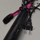 1/2 Inch Small Curling Iron for Short Hair, Dual Voltage Small Curling Wand with 2 Heat Settings 430F & 450F for Tight Curls, Pink