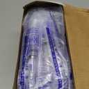 100 Pack Disposable 5ml/cc Lab Syringes with 22Ga 1.25 Inch Needle Luer Lock, Individually Sealed Packed