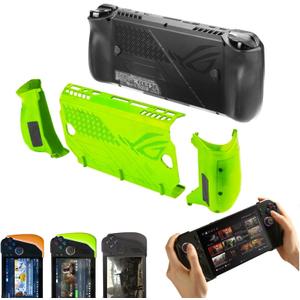 Ergonomic Comfort Grips & Convertible Protective Case for ASUS Rog Ally X Multifunctional Case (Venom Green)