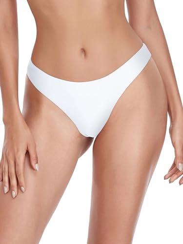 Ocean Blues Women's Cheeky Brazilian Cut Bikini Bottom, Sma