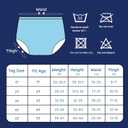 BISENKID 6 Packs Waterproof Plastic Underwear for Toddlers Potty Training Good Elastic Plastic Diaper Covers for Potty Training Pants and Cloth Diaper Boys 5t