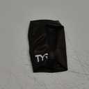 TYR Adult Long Hair Wrinkle-Free Silicone Swim Cap (Black)