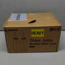 Ruckae 16oz 12 Pack Glass Juice Bottles with Lids - Reusable Square Glass Juice Bottles with Leak-Proof Lid & Capacity Marks for Containers Juicing,Milk,Smoothies