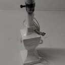 Style Craft Metallic White Poly Table Lamp