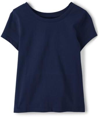 The Children's Place Girls' Basic Short Sleeve Layering Tee, XS/TP 4
