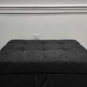 Storage Ottoman Dark Grey