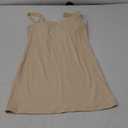 V FOR CITY Women's Shelf Bra Camisole Tops Adjustable Spaghetti Strap Cami Tank Cotton Undershirts S (1 Pack, Apricot)