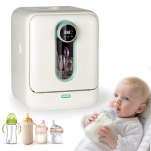 ICUIRE Baby Bottle Washer and Sterilizer and Dryer, Newborn Essential for Parents One-Hand Operation, 4 Sterilize Modes for Baby Stuff, 3.2L Water Tank for Cleaning Bottles, Pump Part &Pacifiers&Bowl