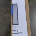 Yotache Retractable Screen Door Fit 32"x80" to 32.5"x80.5" Doors, Cuttable Aluminum Frame and Foldable Invisible Mesh for Front/Back Patio Sliding Door, Magnetic Closure