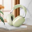 Case for Airpods Max Headphones,Ear Pad/Ear Cups/Headband Cover for AirPods Max(USB-C/Lightning)(2024/2020),Silicone Cases for Airpod Max,Accessories Cases(Jelly Green)
