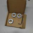 3pcs 5/8" bore Shaft Collar,5/8" bore Solid Steel Style zinc Plated Set Screw Shaft Collars,1-1/8" OD, 1/2" Width, for Wheel Barrow Axle, Gearbox Assemblies, Machine Tools, Industry