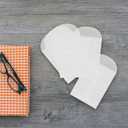 24 Sets of Square Planting Guide with Glassine Envelopes  Perfect for Seed Paper Products, Wedding Favors, and Gift Sets (Square Shape)