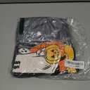 Women's Halloween Pumpkin Ghost Shirt Cute Spooky Season Graphic Tee Casual Short Sleeve Top (L, Black)