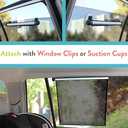 Travel Bug 2-Pack Roller Shades for Cars, Trucks, Vans, SUVs, Sun Protection for Baby