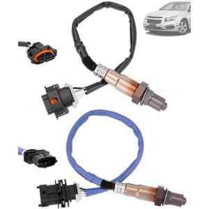 2PCS 234-4528 234-4529 Upstream & Downstream O2 Oxygen Sensor Compatible with Chevy Cruze 2011-2015, Sonic 2012-2020, Trax 2012-2020 1.4L L4 Engine