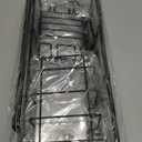 Veken Rustproof&Waterproof Shower Caddy 5-Pack, No Drilling Adhesive Wall Mounted Shower Shelves Rack, Heavy Weight Bearing, Large Organizer Storage Accessories, Ideal for Bathroom,Home&Kitchen, Black