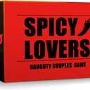 Couples Game for Date Night to Spice Things Up, Actually Fun Couple Drinking for Valentines Birthdays Couples Gift - Spicy Lovers