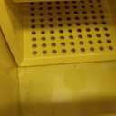 Mind Reader Mop and Bucket Set with Wringer, Mop Included, 5.5 Gallon Cleaning System with Wheels, Upward Press Wringer, Small Mop Compatible (Yellow)