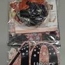 40th Birthday Decorations for Women, 33pcs Black Rose Gold Happy 40th Birthday Banner Crown and Sash Balloons Backdrop Hanging Swirls Paper Fans, 40 Years Old Party Supplies Kit