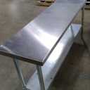 BK Resources Stainless Steel Table, 72 x 18", VTT-1872