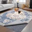 Non-Slip Rug Pads 1/4 Thick, 9x12Ft Waterproof Rugs Non Skid Rug Pad for All Floors and Finishes Durable Hardwood Floor Protective Felt Keeps Rugs in Place, Safe and Secure, 9ftX12ftRectangular