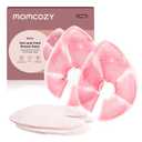 Momcozy Larger Breast Therapy Packs, Hot and Cold Breast Pads with 2 Soft Covers, Breastfeeding Essentials, Postpartum Recovery, 2 Pack, Pink
