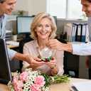 Retirement Gift - Retirement Gifts for Women, Men - Retired Ornament - Retired Gifts for Coworker, Boss, Employee, Teacher, Nurse - Stained Glass Christmas Ornament Keepsake - Design I