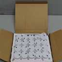 50Pcs Tea Lights Candles Battery Operated: Realistic LED Flameless Tea Light Candle Steady Battery Tealights Long Lasting Flickering Fake Candles Christmas Gifts Home Decoration (Pack of 50, Warm Yellow)