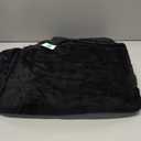 Exclusivo Mezcla Extra Large Fleece Throw Blanket for Couch, Sofa, 300GSM Super Soft and Warm Blankets, Black Throw All Season Use, Cozy, Plush, Lightweight, 50x70 Inches