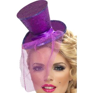 Fever Women's Mini Top Hat (Purple)