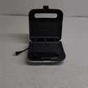 OVENTE Electric Panini Press Grill with Nonstick Plates, LED Indicator Lights, Thermostat Control, Cool Touch Handle, Compact Sandwich Maker Perfect for Cooking Breakfast, Snacks & More, Black GP0401B