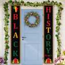 Black History Month Decorations Black History Month Welcome Sign Pan African American Black History Month Decorations and Supplies for Home Party