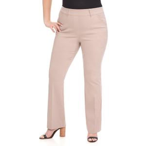 Rekucci Curvy Woman Ease into Comfort Barely Bootcut Plus Size Pant