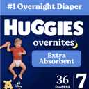 Huggies Overnites Diapers Size 7, 36 Count