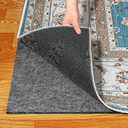 Waterproof Rug Pad 9x12 Ft, 1/8" Thick Under Area Carpet Padding, Non Slip Felt Rug Pads for Hardwood Floors, Protective Underlay Keeps Rugs in Place Without Wrinkles