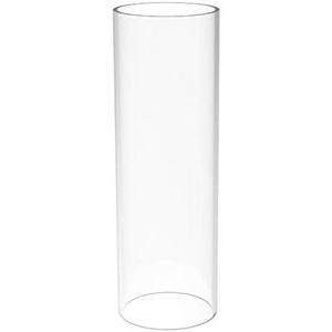 FixtureDisplays Clear Acrylic Tube 2" (Nominal) Diameter (1.9685" Exact Outside dim) x 6" Long, 5/64" (2mm) Wall Open Ended 15137-6"-6PK-NF