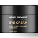 Gentlehomme - Collagen Eye Cream - Men’s Eye Cream - With Collagen, Hyaluronic Acid & Caffeine - Helps Smooth, Restore & Hydrate Under Eyes - For Wrinkles & Dark Circles -All Skin Types -Vegan - 1.7oz