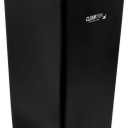 Restaurantware-Clean Tek Professional 50 Gallon Trash Can, 1 Square Waste Basket - Space Saving, Heavy-Duty, Black Plastic Garbage Bin, For Commercial Space, Office, Store, Restaurant, And More