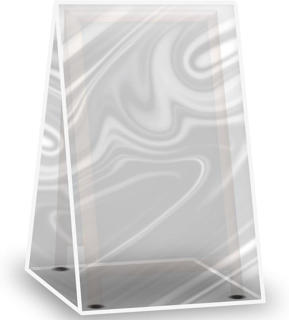 Outdoor A Frame Chalkboard Sign Cover 40 x 27 x 22 Inch Transparent Sandwich Board Waterproof Cover Indoor Outdoor for Business Large Standing Double Sided Chalkboard (Cover Only)