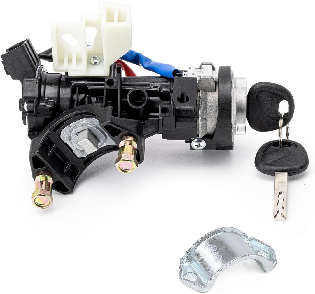 81910-B2100 Ignition Lock Switch Assembly with Keys Compatible with Kia Soul Soul EV 2014-2019, Ignition Lock Cylinder with Housing Replace# 81910B2100, 81450-34190, 81905-B2110