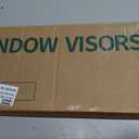 Tape-On Window Visors Deflectors Rain Guards 4 Piece Set Compatible with 2012-2015 Honda Civic Sedan 94462