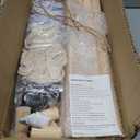 Stuffed Animal Storage: Wood Plush Toy Organizer, Stuffed Animal Zoo with Mesh Net, Stuffed Animal Holder with Brake Wheels, Space Save Stuffed Animal Cage for Kids Room Playroom Nursery Bedroom