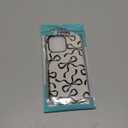 for iPhone 15 Pro Max Case,HL2 Aesthetic Black Bow Hybrid 2 Layer Hard Shell Silicone Protective Pattern Design Case