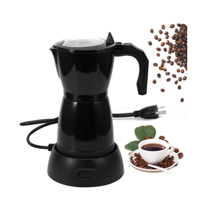 Coffee Pot Electric Moka Pot 6 Cup, Espresso Coffee Maker Cafeteras Electricas Italian Coffee Maker Espresso Makers Portable Aluminum Electric Mocha Pot, Coffee Machine Moka Maker