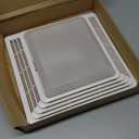 S97014094 Bathroom Fan Cover Grille and Lens Replace for Broan NuTon S97014094A, S97014094B, 97014094B and 97014094A, Fit for 678, 679, 679FL, 679FLT, 680, 680FL, 680FLT, HD50L, HD80L, 678C