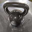 Amazon Basics Cast Iron Kettlebell, 50 Pounds, Black