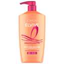 L'Oreal Paris Elvive Dream Lengths Restoring Shampoo With Fine Castor Oil and Vitamins B3 and B5 for Long, Hair, Visibly Repairs Damage Without Weighdown With System, 28 Fl Ounce (28 Fl Oz (Pack of 1))