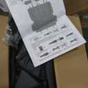 CAR PASS 3D Foam Luxury Leather Back Bench Car Seat Covers,Waterpoof Faux Leather Rear Seat Cover Universal Fit for Cars Sedans SUVs Vans Trucks 95% Automotive Backseat, (Rear,Black)