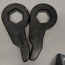 1"-3" Torsion Bars Key with Shock Extender Brackets Compatible with Chevy Silverado GMC Sierra 1500HD 2500HD 3500HD 2001-2010, 1-3 Inch Adjustable Suspension Leveling Lift Kits