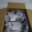 Ganeed French Country Chandeliers,8 Lights Kitchen Island Candle Iron Black Chandelier, Industrial Vintage Pendant Light Fixture for Farmhouse, Dining Room, Bedroom, Foyer